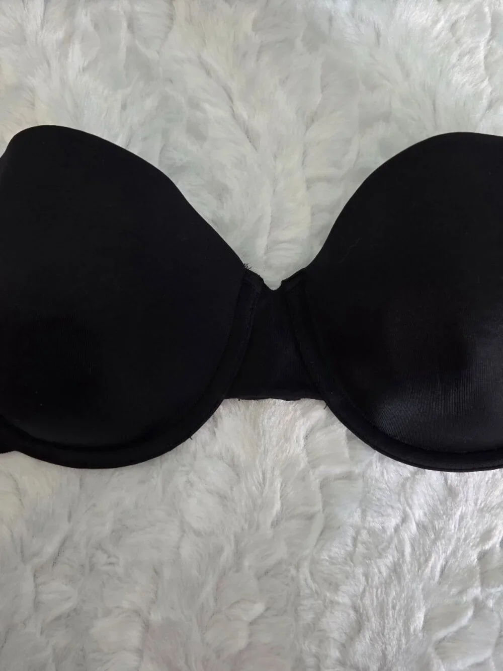 Sweet Nothings Bra Women's 38C Black Strapless Underwire Lightly Padded